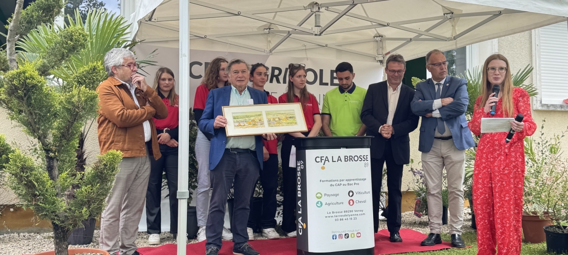 Pierre Martinet au CFA Agricole de l'Yonne.