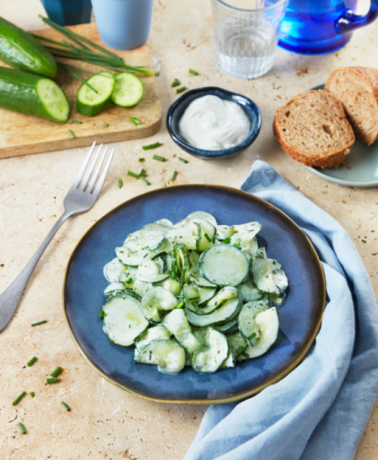 Salade de Concombres Au Skyr